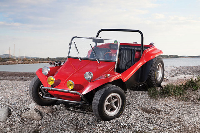 this vw based beach buggy is vintage americana made in germany