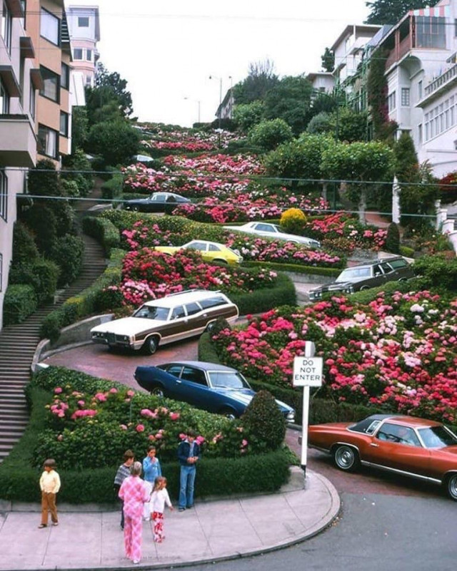 Lombard str., San Francisco (1975)