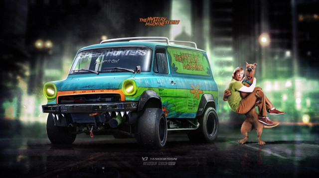scooby doo mystery machine gets aggressive virtual tuning package 98249 1